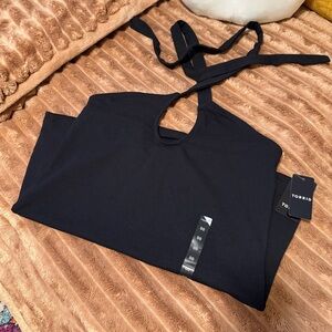 Torrid Classic Black Halter Top
